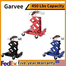 450Lbs Capacity Low Profile Transmission Jack W/Safety Straps 7-23" Lift Range