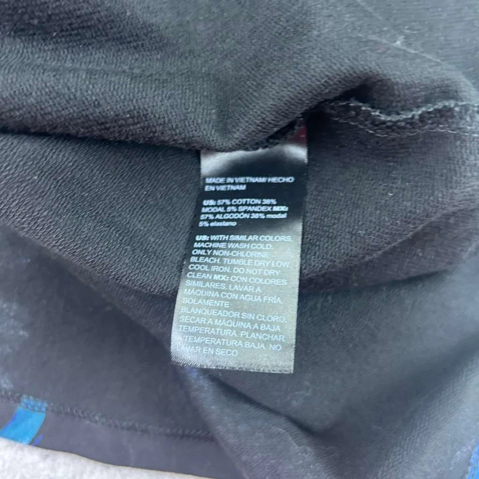 Chicos Sweatshirt Womens XXL Blue Floral Long Sleeves Size 4 Lightweight - Image 4 of 4