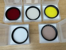 Lot 5 Filters With Case B W 49mm