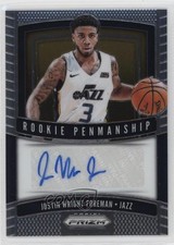 2019-20 Panini Prizm Rookie Penmanship Justin Wright-Foreman #RP-JWF Auto 12ce