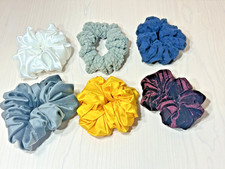 Handmade Scrunchies Hair Scrunchie Pack Lot 6 Multicolor
