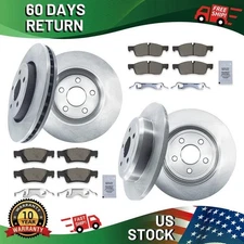Front & Rear Rotors Brakes & Ceramic Brakes Pads for Jeep Grand Cherokee 2015
