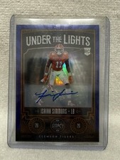 2020 Panini Legacy - Under the Lights Autographs Isaiah Simmons /35  (AU, RC)