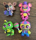 Funko Five Nights at Freddy's Mystery Minis Lot Of 4 Balloon Boy Rockstar Foxy