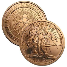 1 oz Trivium Girls - Listen to All Follow None (2015) .999 Pure Copper 