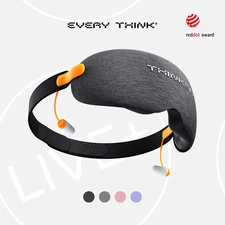 EVERYTHINK 0-VISION V2 Sleep Mask, Black | Eye Cover For Sleeping Blindfold