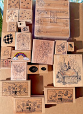 Stampin  Up Seasonal Stamp Lot 26 Total-17 Stampin Up  9 Misc holidays vintage