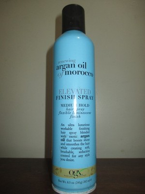 OGX Renewing Argan Oil of Morocco Elevated Finish Spray Medium Hold/8.5oz