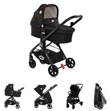 Lorelli Kombikinderwagen 2 in 1 Patrizia, Babywanne, Sportsitz, Sitz umkehrbar