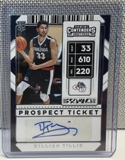 Killian Tillie RC Auto 2020 Panini Contenders Draft Picks Prospect Ticket #94