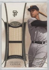2014 Topps Tier One Relics Legends Dual 16/25 Orlando Cepeda #DRL-OC HOF 0b0