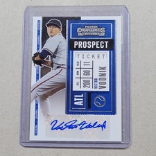 2020 Panini Contenders Prospect Ticket 2 Victor Vodnik #PT2-VV Auto RC