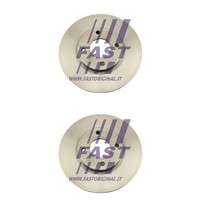 2X Fast Bremsscheiben 278Mm BelÜFtet Vorne Passend FüR Ford B-MAX Fiesta