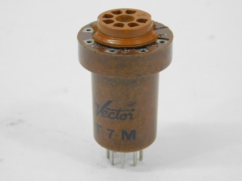 Vector T7M 7-Pin Vacuum Tube Test Socket Adapter (very nice) | eBay