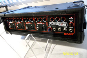 Audio Choice Professional Audio Sound -Tech QM4 4-Channel Powered Mixer 100Wats