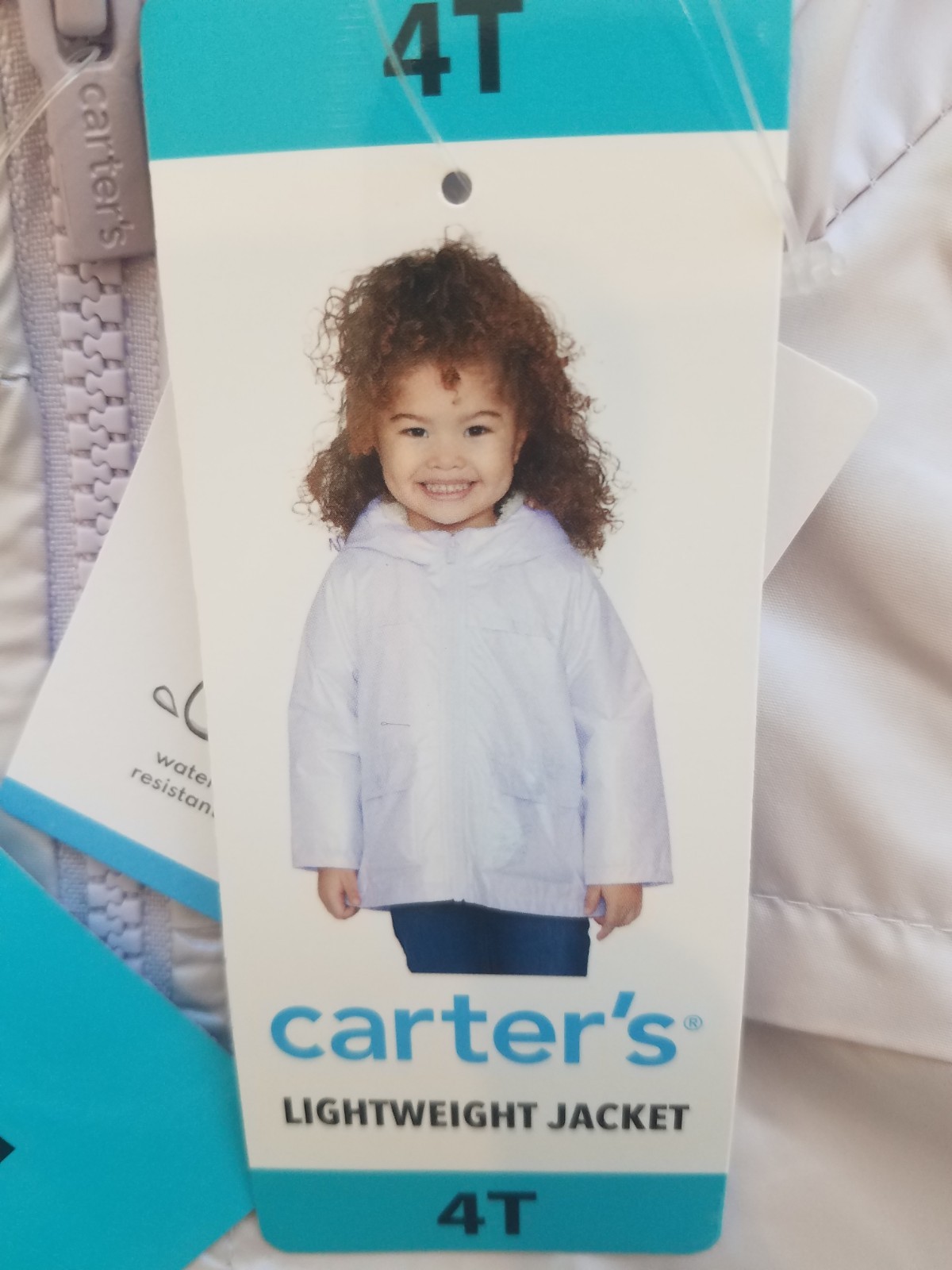 carters girls plush hooded jacket rain water resistant fleece lined purple 4T
