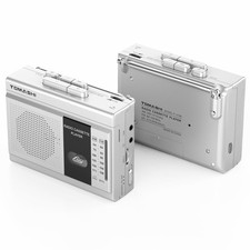 Cassette Player Tape Recorder FM AM Radio with Built-in Speaker,Microphone F-...