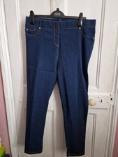 Joe browns Size  18 Jeggin jeans Skinny straight Elasticated Blue