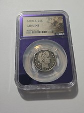 Rare 1899 Barber Half Dollar NGC Graded Genuine