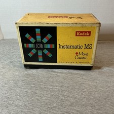 Kodak Instamatic M2 Movie Camera For Super 8 Movies in Box Untested