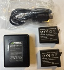 Wasabi Power Battery 2-Pack Dual Charger for GoPro HERO4