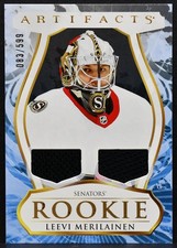 2023-24 Upper Deck Artifacts Rookie Jersey Leevi Merilainen RC Jersey 9071