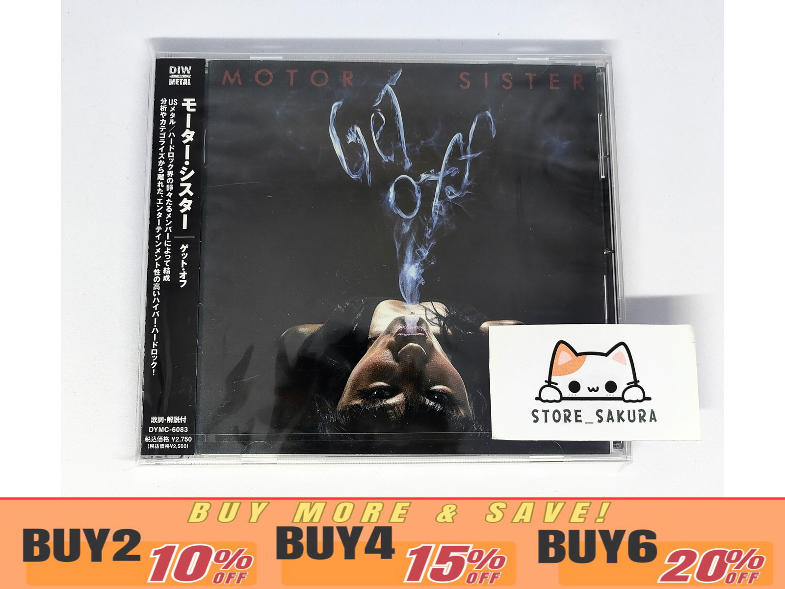 Motor Sister Get Off From Japan CD 12tracks