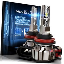 H11 Bulbs, H11 Fog Light, 300 Brightness 6500K Cool White, 1:1 Mini H11/H9/H8