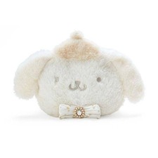 Pompompurin Fluffy Plush Clutch: White Gold