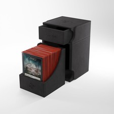 Gamegenic Watchtower 100 XL Convertible Black Deck Box MTG Pokemon Magic