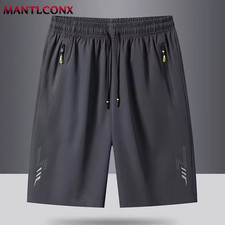 Men's 2 in 1 Running Shorts with Pockets Workout Gym Athletic Shorts Quick Dry
