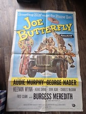 JOE BUTTERFLY, orig 1-sht / movie poster (Audie Murphy, George Nader)  1957