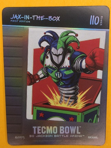 🔥Bo Jackson Battle Arena Tecmo Blow On It Jax-In-The-Box SP🔥
