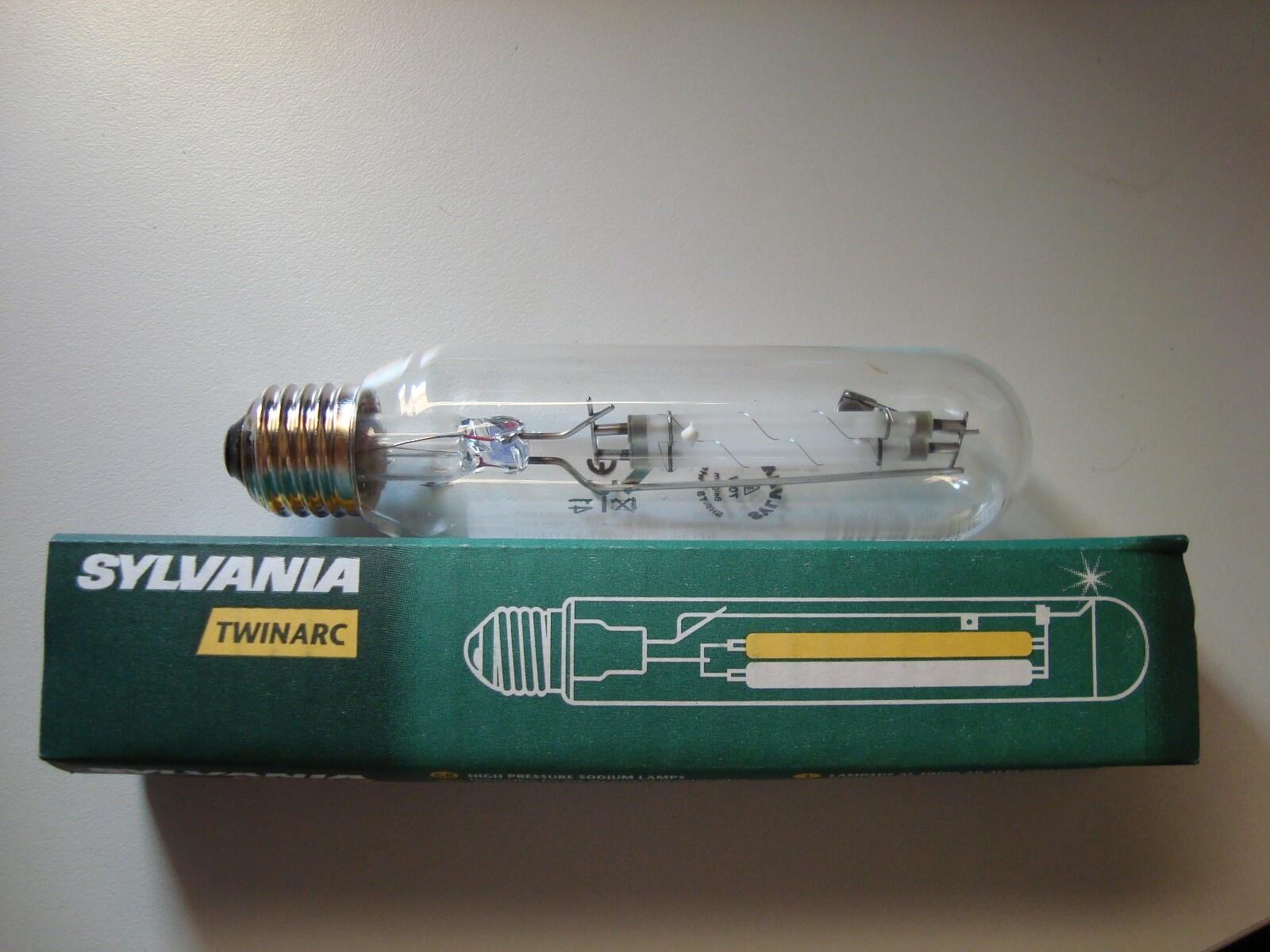 Sylvania Twin Arc SHP TS 70W High Pressure Sodium Lamp / Tube 0020718