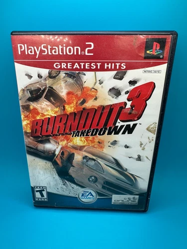 Burnout 3 Takedown: Greatest Hits (Sony Playstation 2 PS2, 2004)