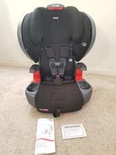 Britax Grow With You Plus ClickTight Booster Car Seat - Jet Safewash - Brand New