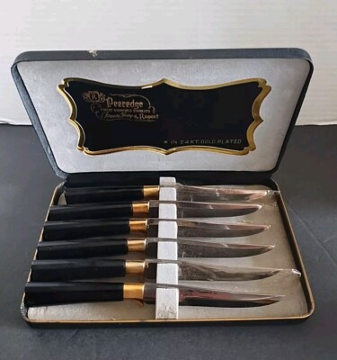 Regent Peeredge High Chrome Stainless Steel 6 Piece Steak Knife Set