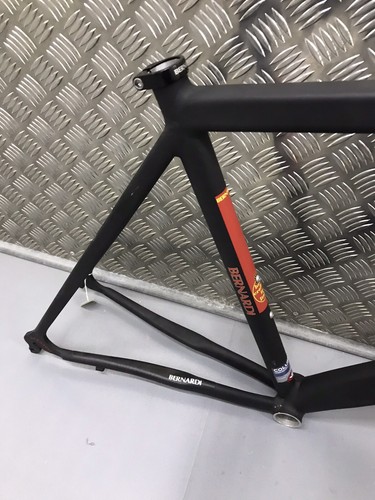 Klassische italienische Handarbeit Bernardi Kubix Ausdauerrahmen Columbus Carbongabel - Bild 6 von 7