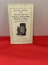 1922 EASTMAN KODAK Nos 2C  3-A BROWNIE Camera Manual Instruction Book  36