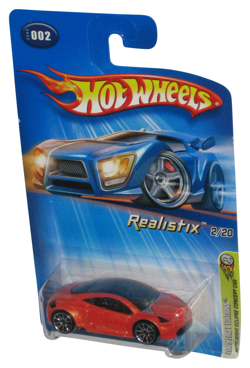 Hot Wheels 2005 First Editions Realistix 2/20 Orange Mitsubishi Eclipse Concept 