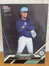 2024 Luis Castillo Black 54/99 Topps Now Road to Opening Day Mariners  #OD-135 