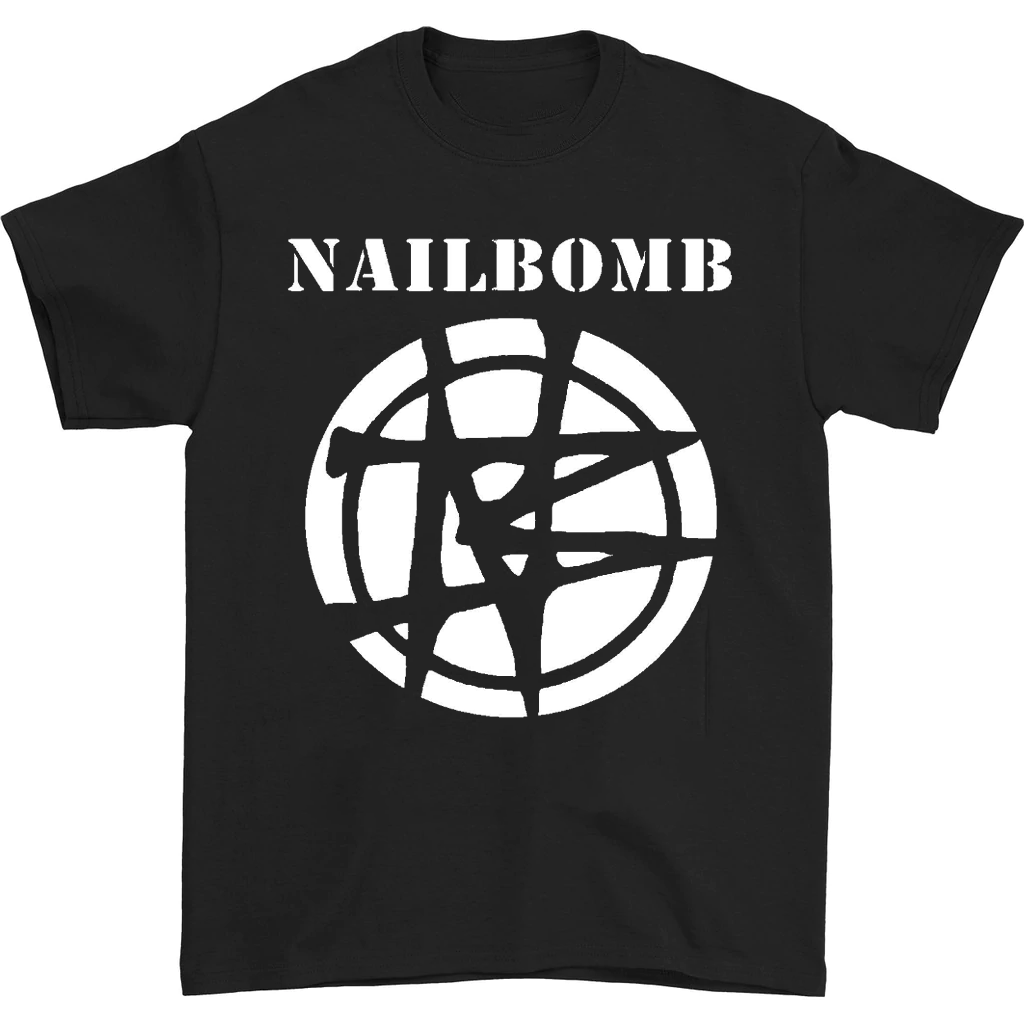 Nailbomb band logo black T-shirt short sleeve All sizes S Nailbomb band logo black T-shirt short sleeve All sizes S