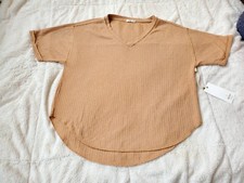 Dylan Sweater Knit V Top - Women's small