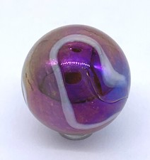 Single 25mm Octopus DC 1" Shooter Glass Marbles Vacor 2002-07 RETIRED Iridescent