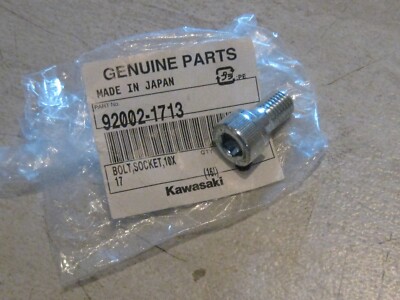 カン Kawasaki OEM Part 92002-1713 BOLT SOCKET 10X17 for sale online | eBay