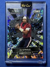 2023 Wild Card Black Label CJ STROUD Comix Black Scope Prizm #12/25 RC🔥