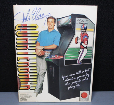 John Elway Quarterback COMPLETE 5.25 Floppy Disk Melbourne House PC Compatibles