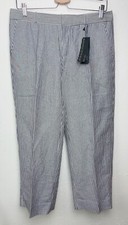BANANA REPUBLIC Women's 'LOGAN'  STRAIGHT-FIT MID-RISE -Cropped TROUSERS Size 8