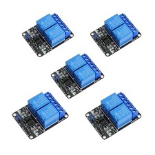 5PCS 2 Channel 5V Relay Module 10A with Optocoupler Low Level Trigger Expansi...
