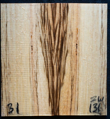 Zebrawood #131 Knife Scales 5''x 2.3''x 3/8''see 100 woods in my store